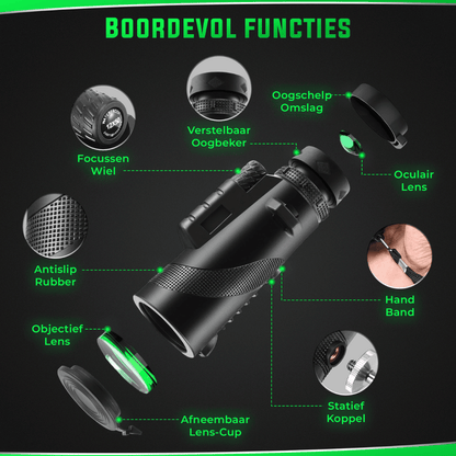 High-Quality Compact Monocular for Clear Long-Distance Viewing