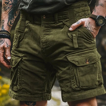 Casual Daily Wear Bermuda Shorts – Retro Style Design