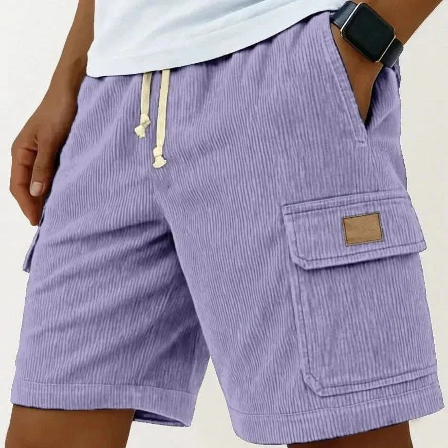 Casual Daily Wear Bermuda Shorts – Retro Style Design