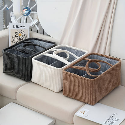 Versatile Storage Basket | Open Design | Durable Fabric Organizer