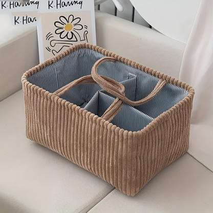Versatile Storage Basket | Open Design | Durable Fabric Organizer