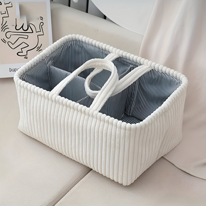 Versatile Storage Basket | Open Design | Durable Fabric Organizer