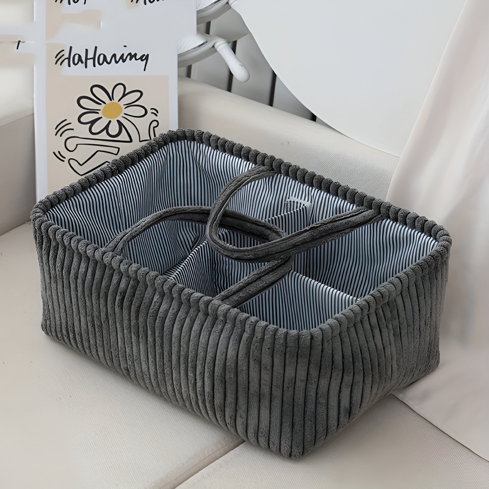 Versatile Storage Basket | Open Design | Durable Fabric Organizer