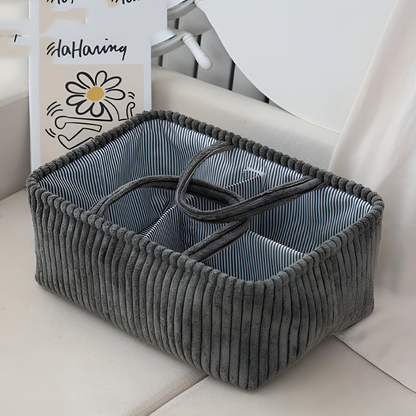 Versatile Storage Basket | Open Design | Durable Fabric Organizer