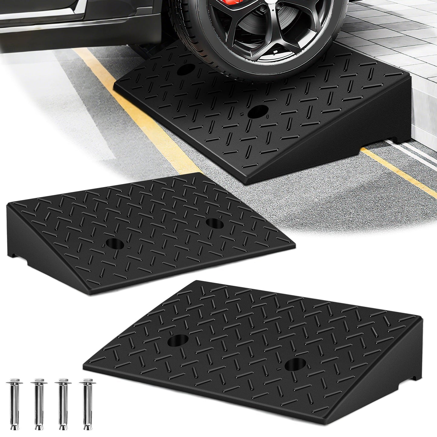 Heavy-Duty Vehicle Access Ramp for Up to 10 Tons
