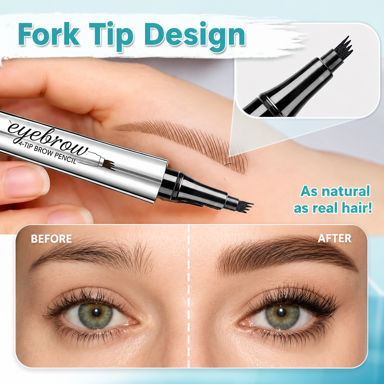 Eyebrow Masterpiece | Waterproof 3D Precision Pencil | Natural Finish