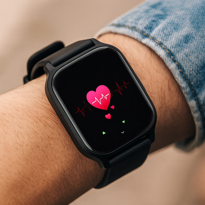 Bluetooth-Enabled Fitness Tracker with Stylish Design