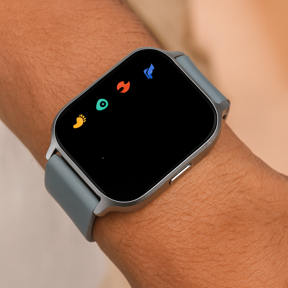 Bluetooth-Enabled Fitness Tracker with Stylish Design
