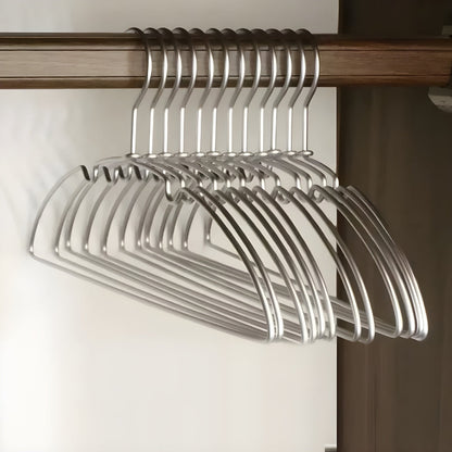 Elegant Garment Hangers for a Streamlined Closet | 10-Pack