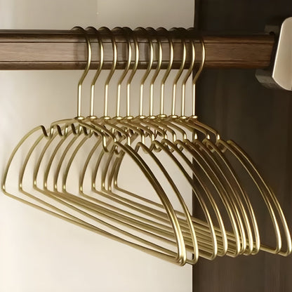 Elegant Garment Hangers for a Streamlined Closet | 10-Pack