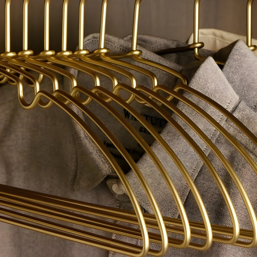 Elegant Garment Hangers for a Streamlined Closet | 10-Pack