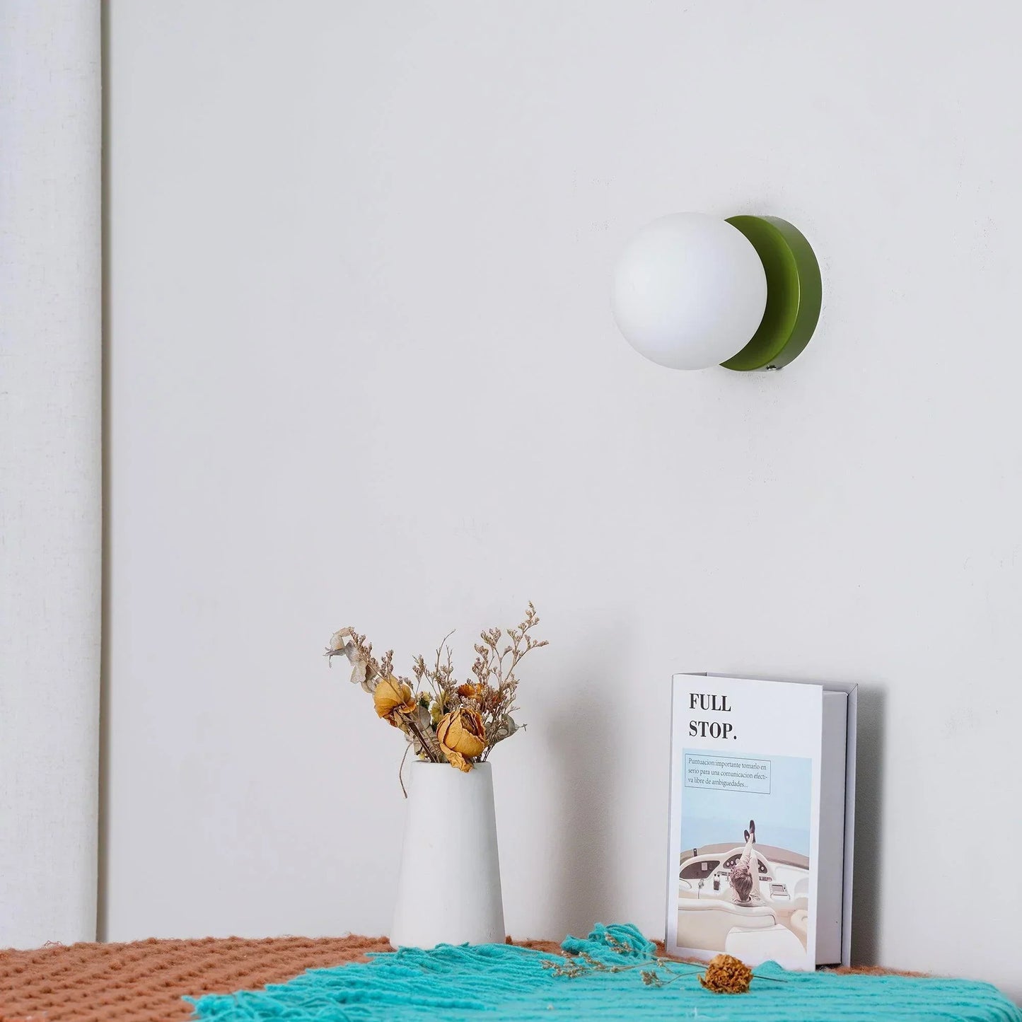 LED Round Frosted Glass Fixture - Ideal for Wall or Ceiling Mounting