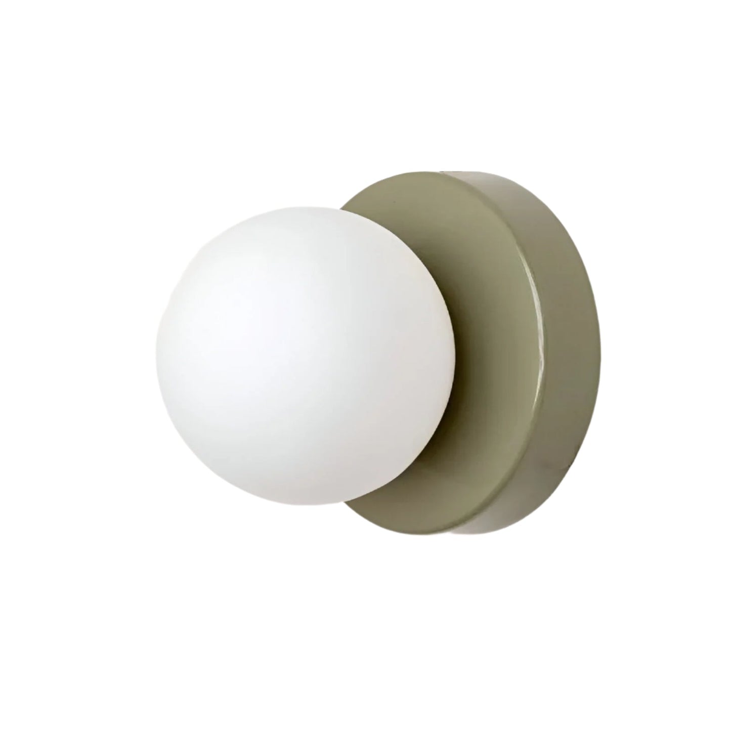 LED Round Frosted Glass Fixture - Ideal for Wall or Ceiling Mounting