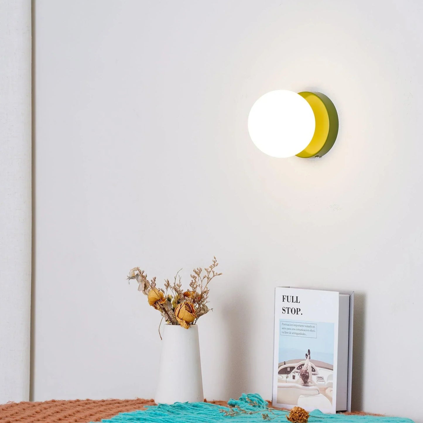LED Round Frosted Glass Fixture - Ideal for Wall or Ceiling Mounting