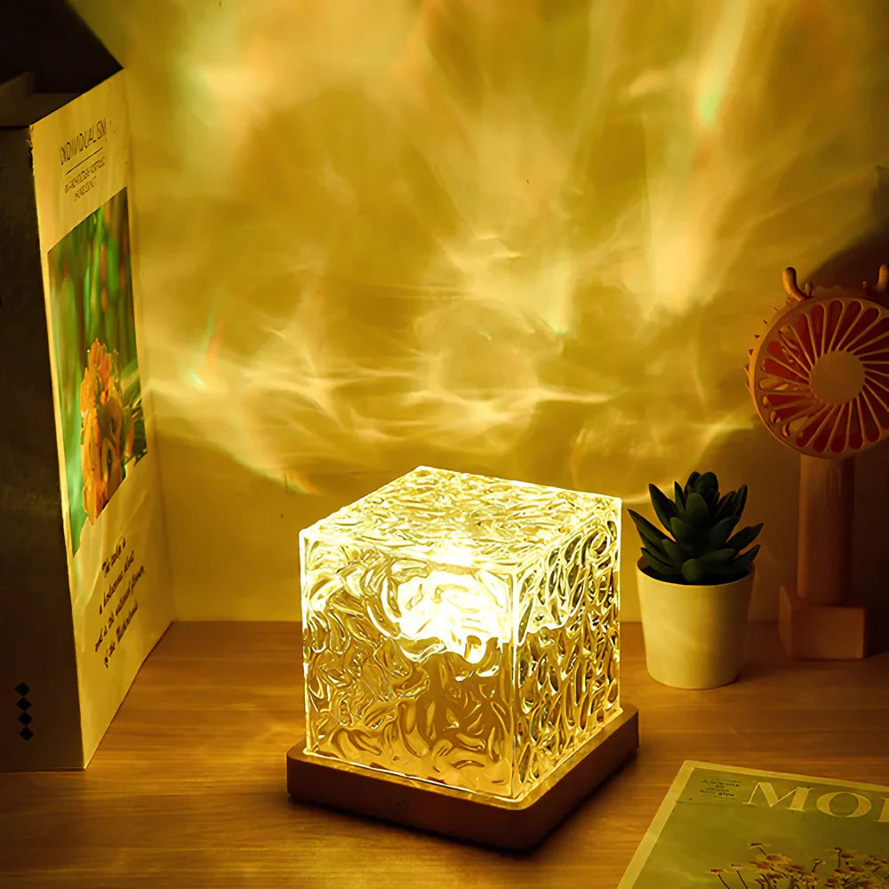 Colorful Aurora Borealis Cube with 16 Dancing Light Effects
