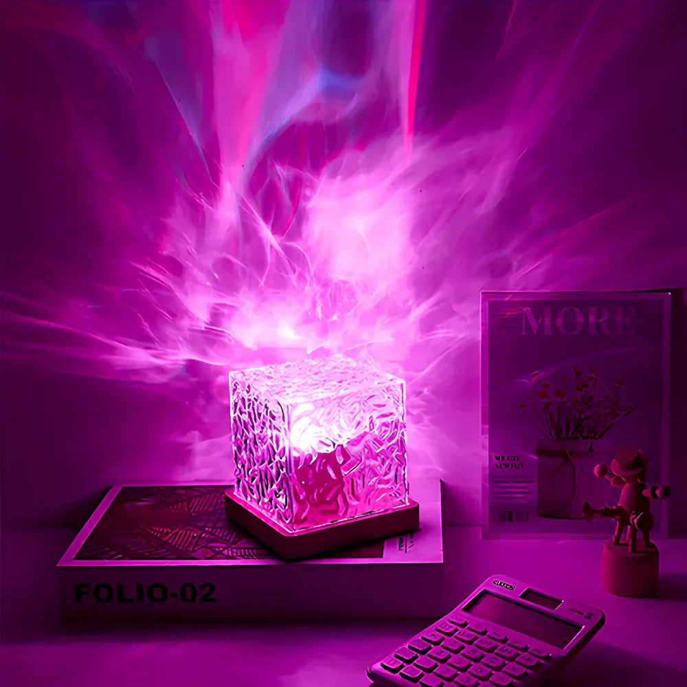 Colorful Aurora Borealis Cube with 16 Dancing Light Effects