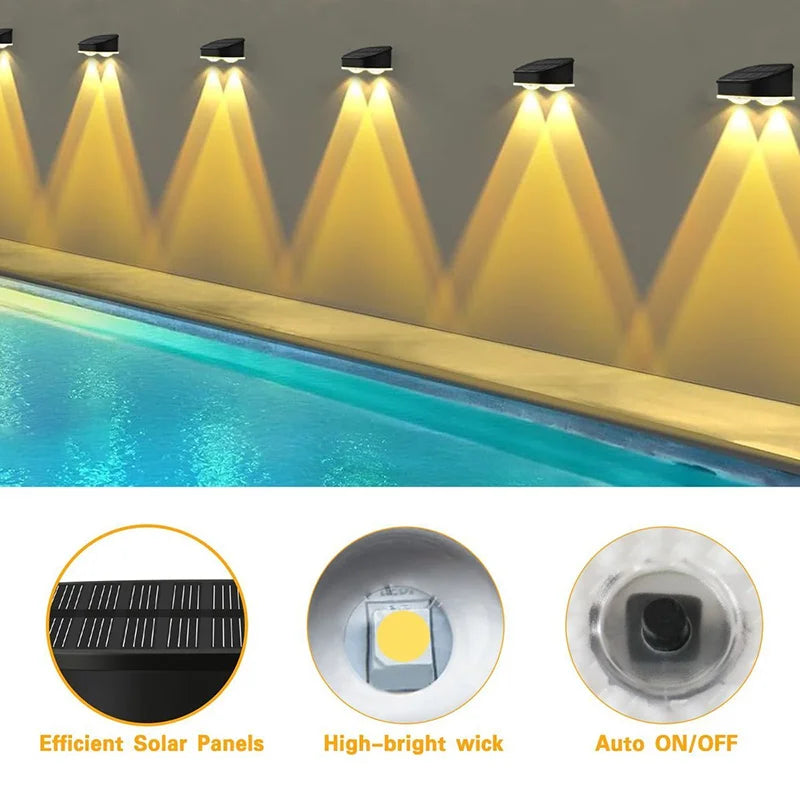 Solar-Powered Outdoor Light | Weather-Resistant | Multiple Settings