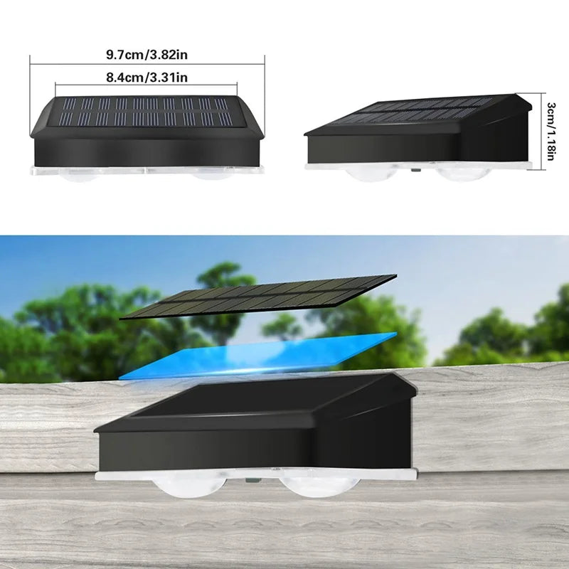 Solar-Powered Outdoor Light | Weather-Resistant | Multiple Settings