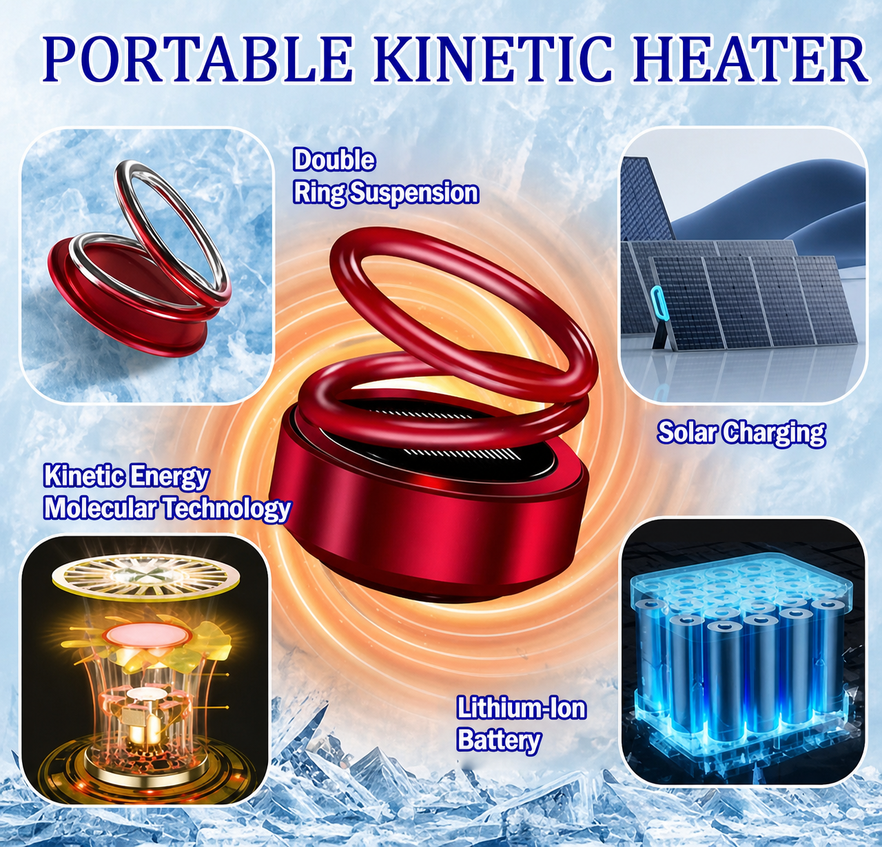 Winter Vehicle Heater for Ice & Snow | Reusable | Cold Weather Aid