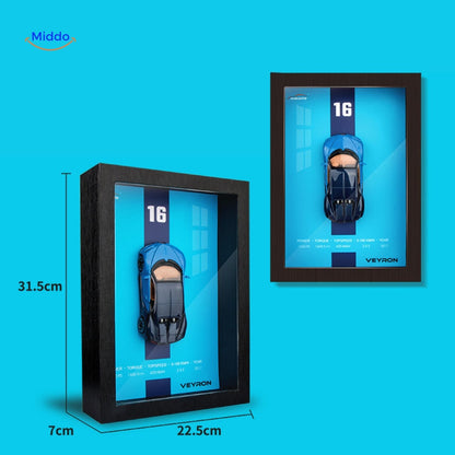3D Wall Frame - Elegant Car Art for Stylish Interiors