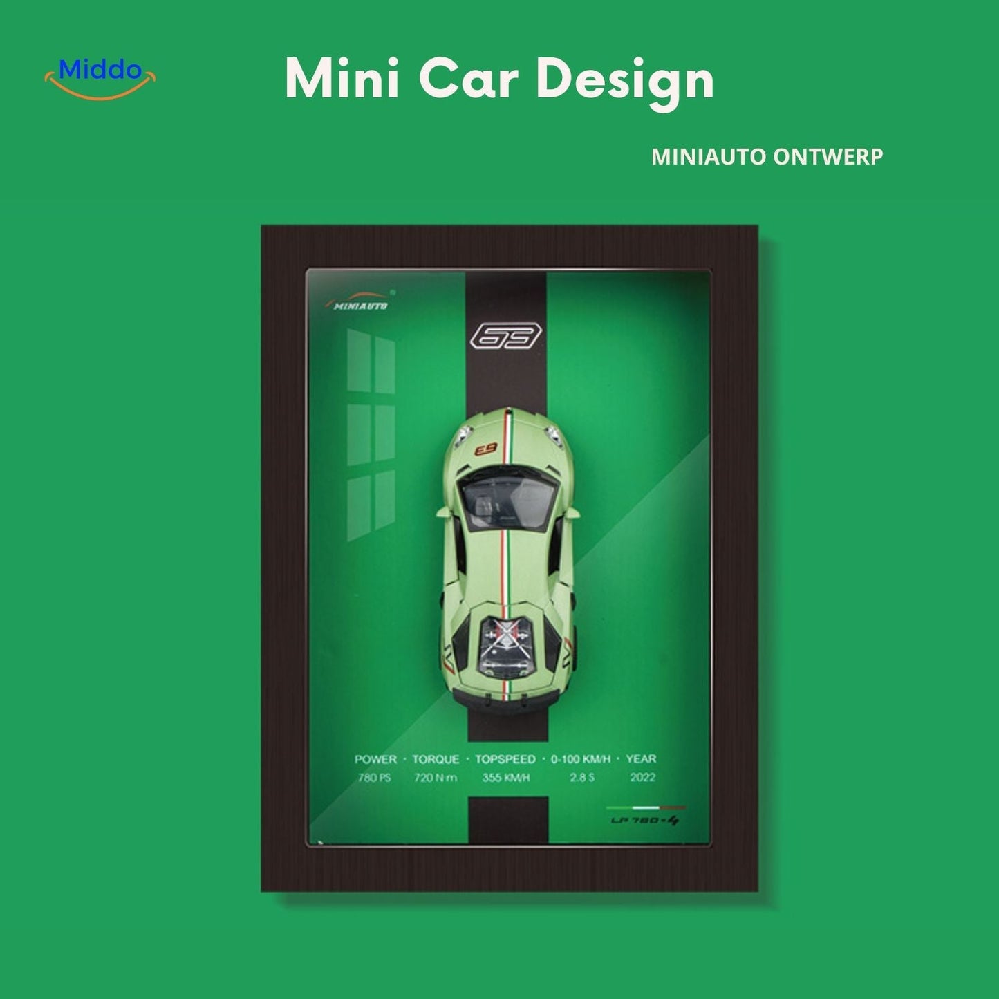 3D Wall Frame - Elegant Car Art for Stylish Interiors