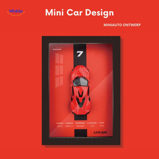 3D Wall Frame - Elegant Car Art for Stylish Interiors