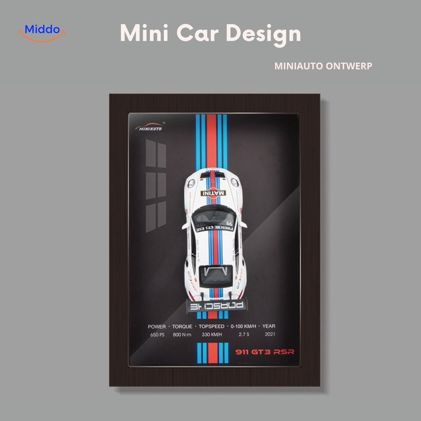 3D Wall Frame - Elegant Car Art for Stylish Interiors