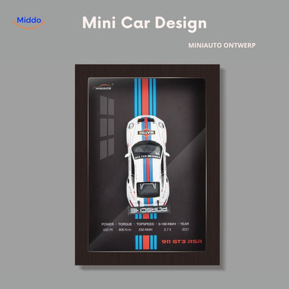 3D Wall Frame - Elegant Car Art for Stylish Interiors