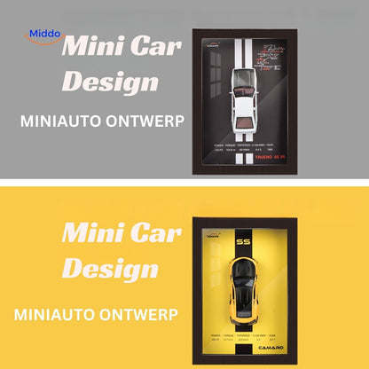 3D Wall Frame - Elegant Car Art for Stylish Interiors
