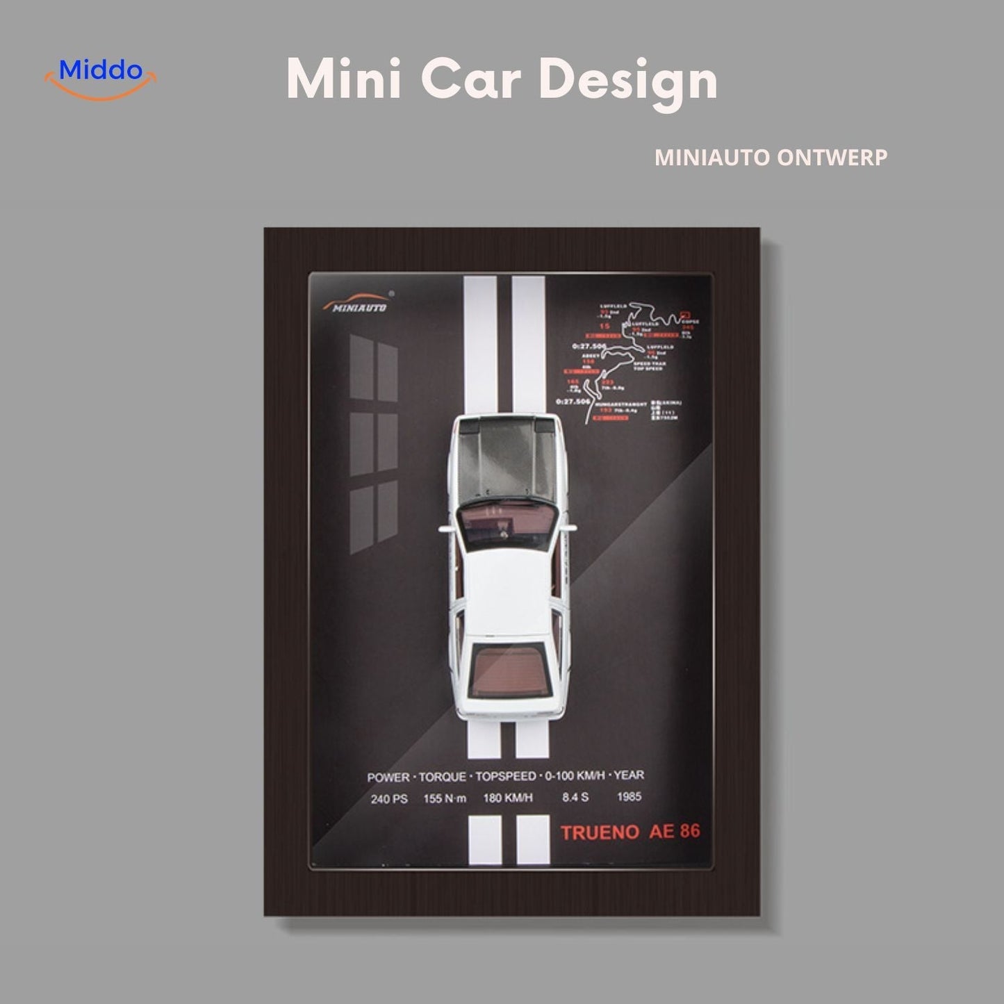 3D Wall Frame - Elegant Car Art for Stylish Interiors