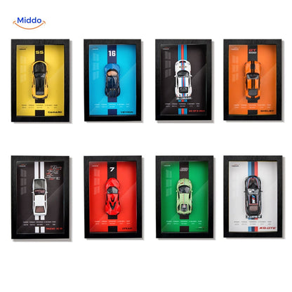 3D Wall Frame - Elegant Car Art for Stylish Interiors