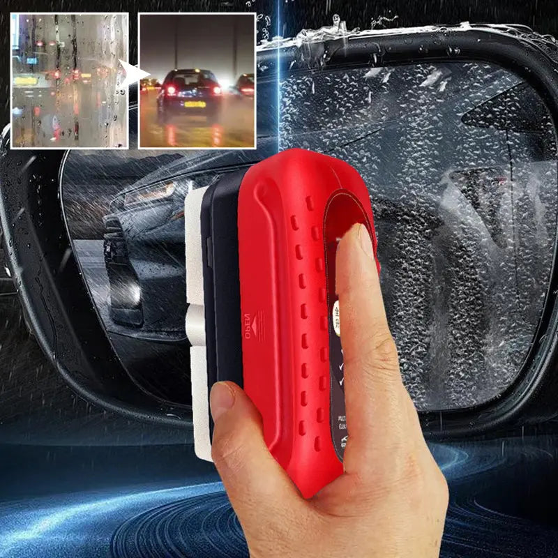 Brush for Removing Oil Film from Automotive Glass