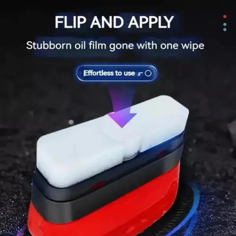 Brush for Removing Oil Film from Automotive Glass