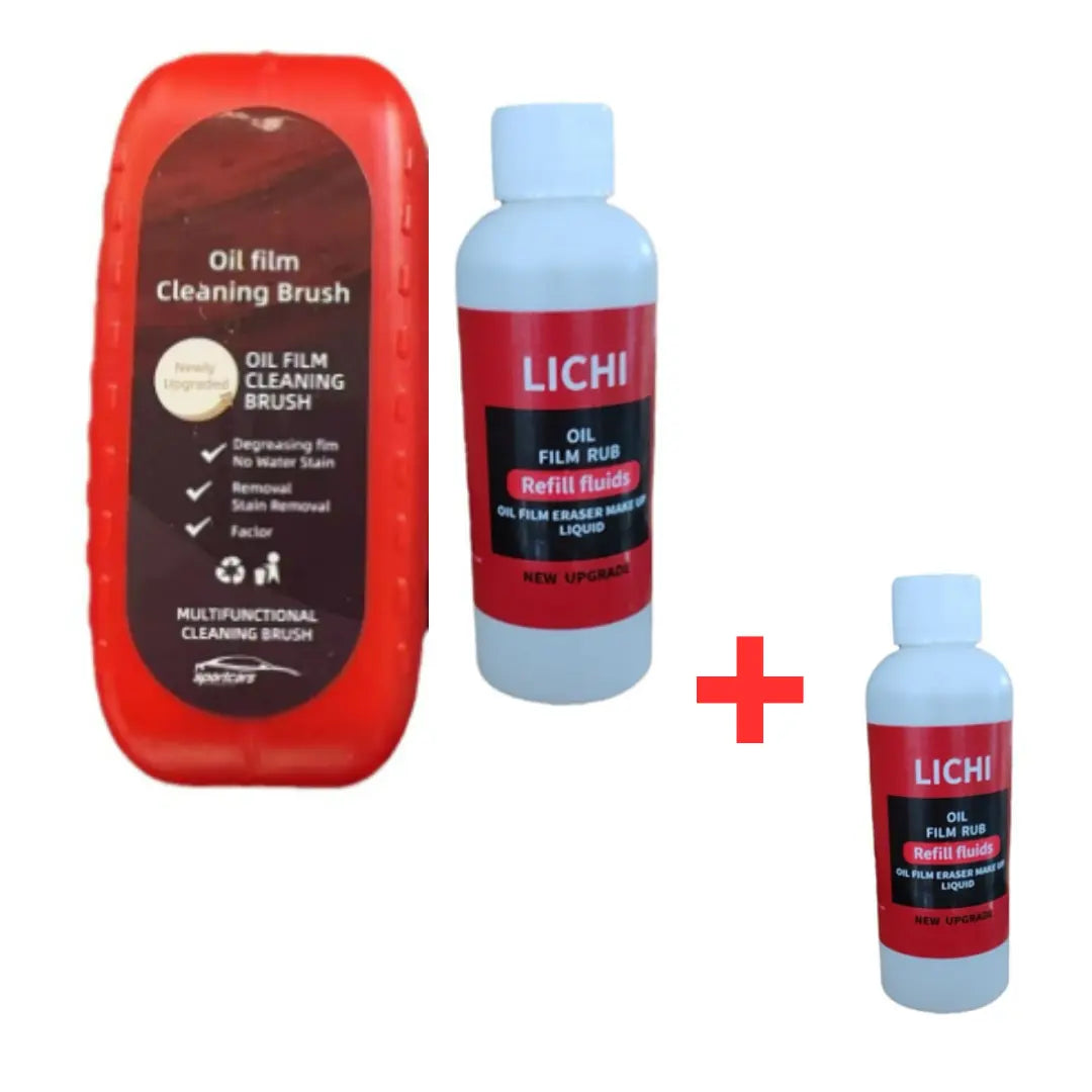 Brush for Removing Oil Film from Automotive Glass