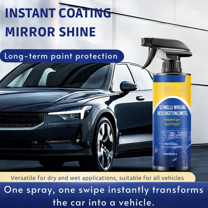 Quick Shine | 3-in-1 Car Polish Spray | Mirror-Like Finish & Protection