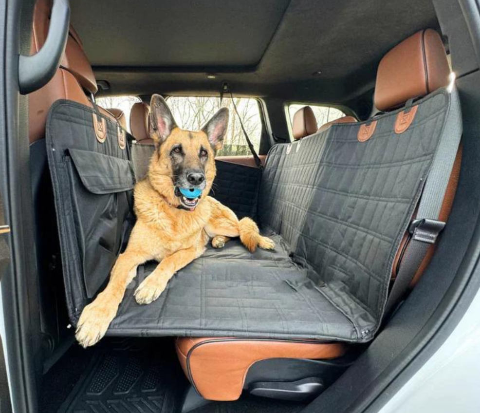 Pet Travel Protector | Waterproof Back Seat Cover for Dogs