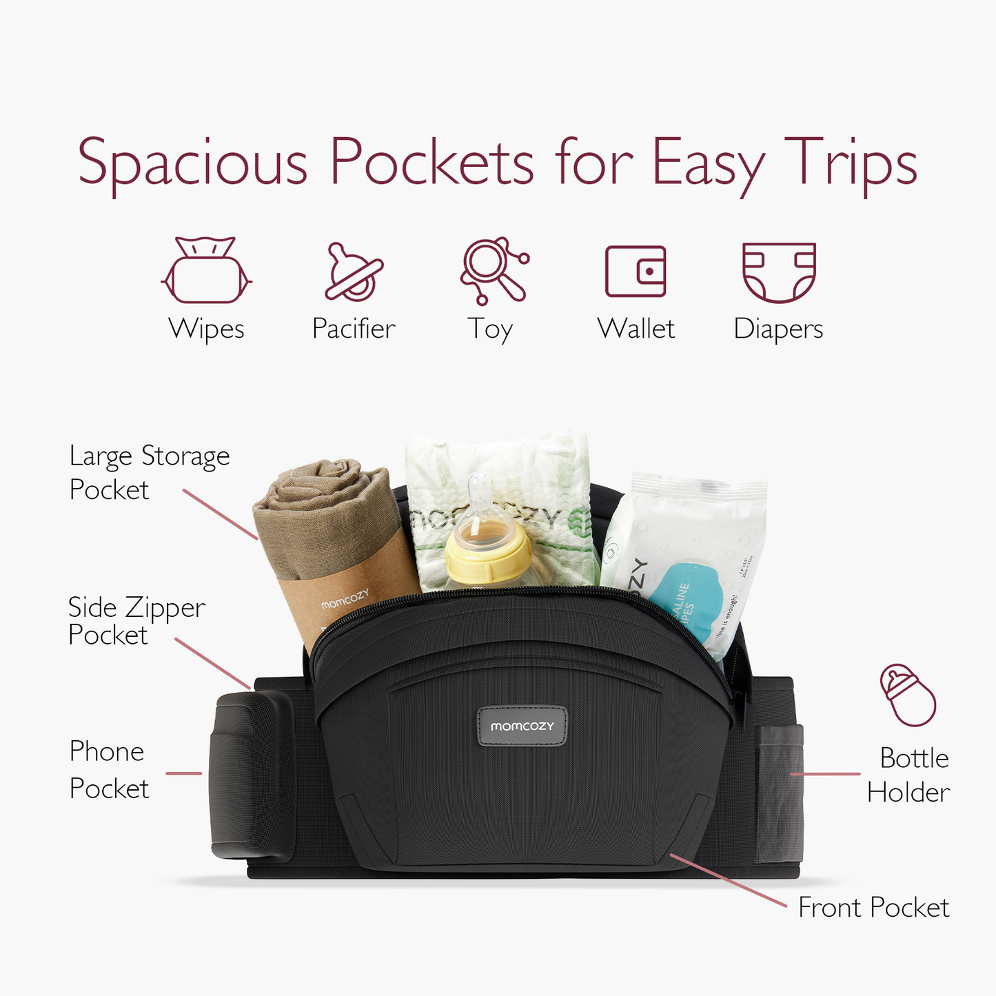 ComfortCarry Hip Seat for Effortless Parenting