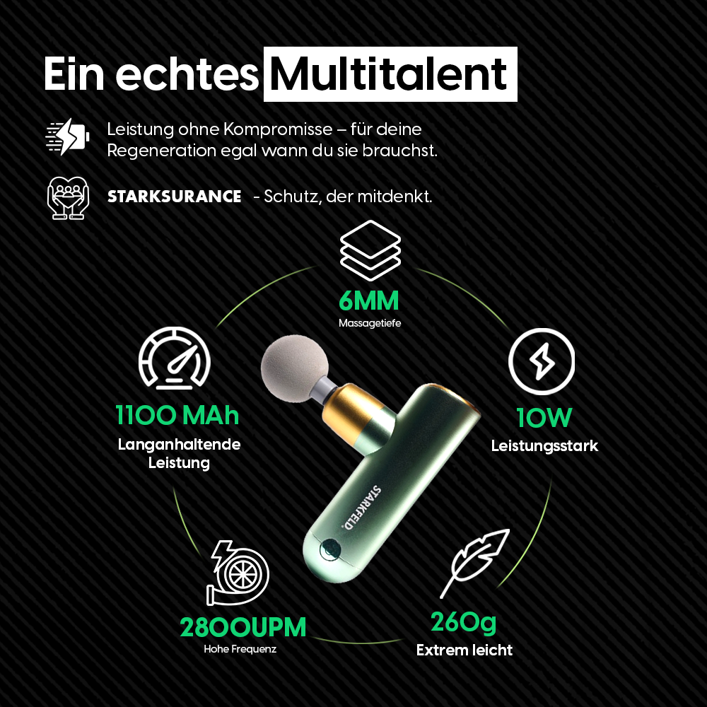 Deep Tissue Recovery Gun | Portable Muscle Relaxation Device