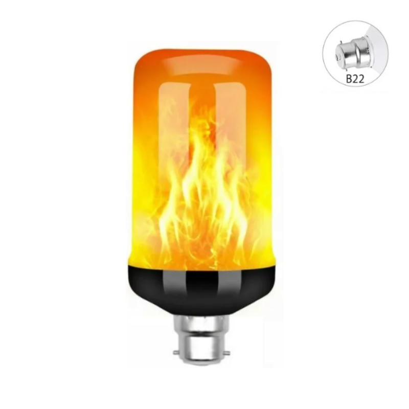 LED Lamp with Flickering Flame Effect for a Cozy Atmosphere