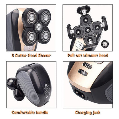 Ultimate Grooming Tool | Waterproof 5-in-1 Shaver
