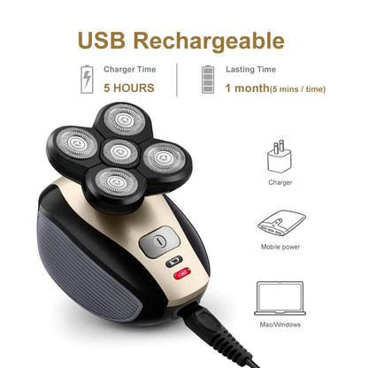 Ultimate Grooming Tool | Waterproof 5-in-1 Shaver