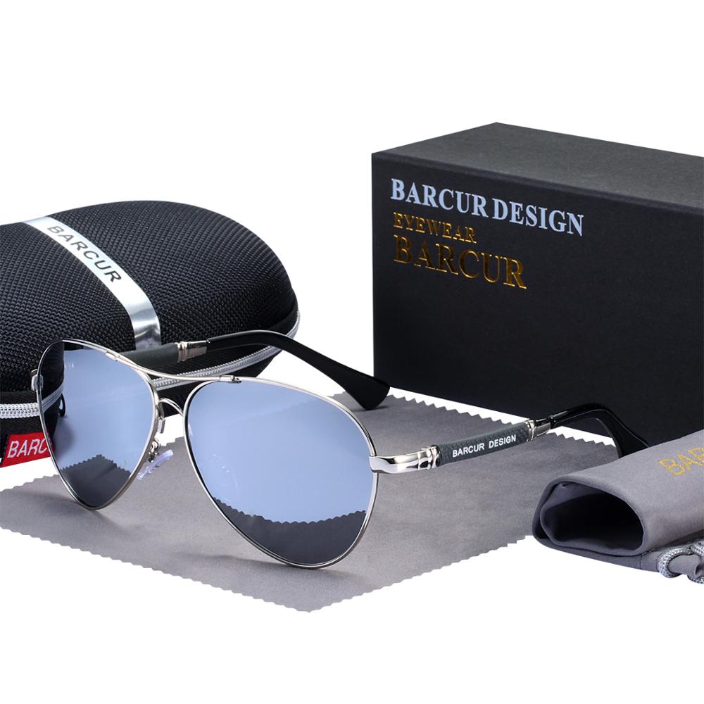 Pilot Sunglasses with Polarized Gradient Mirror Lenses in Titanium Alloy