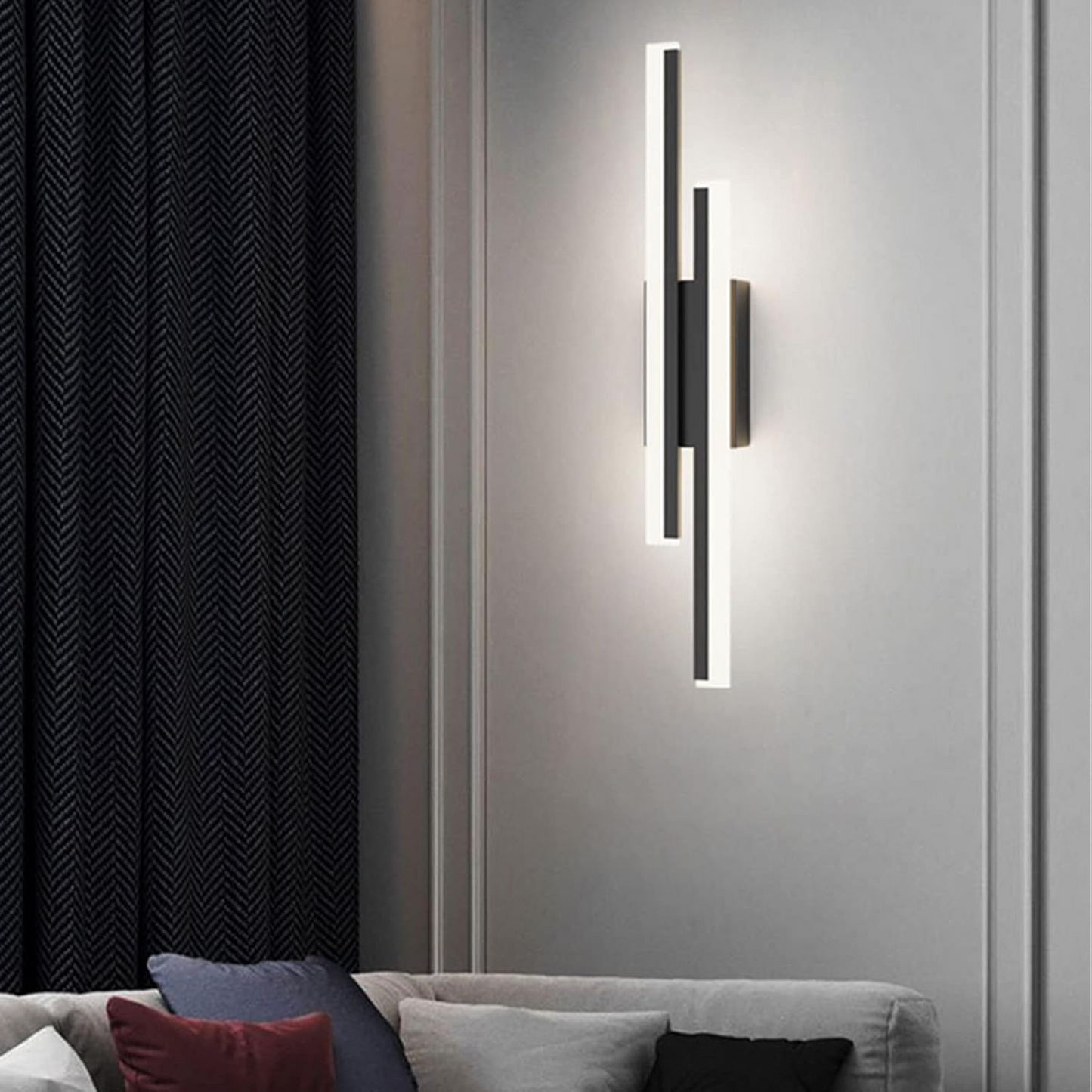 Minimalist Modern Indoor Slim LED Wall Fixture