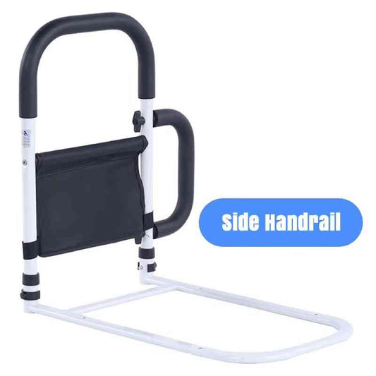 Adjustable Bedside Supports for Seniors with Anti-Slip and Storage Compartment