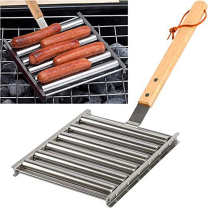 50% OFF | Stainless Steel Grill Sausage Roller [Last Day for Discount]
