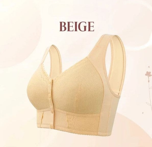 ComfortLift Front Closure Cotton Bra for Effortless Wear