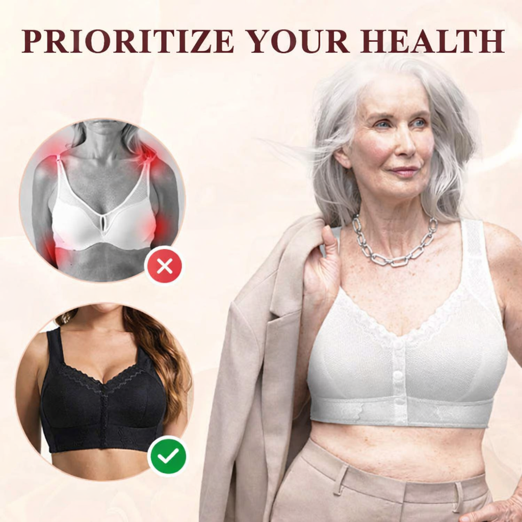 ComfortLift Front Closure Cotton Bra for Effortless Wear