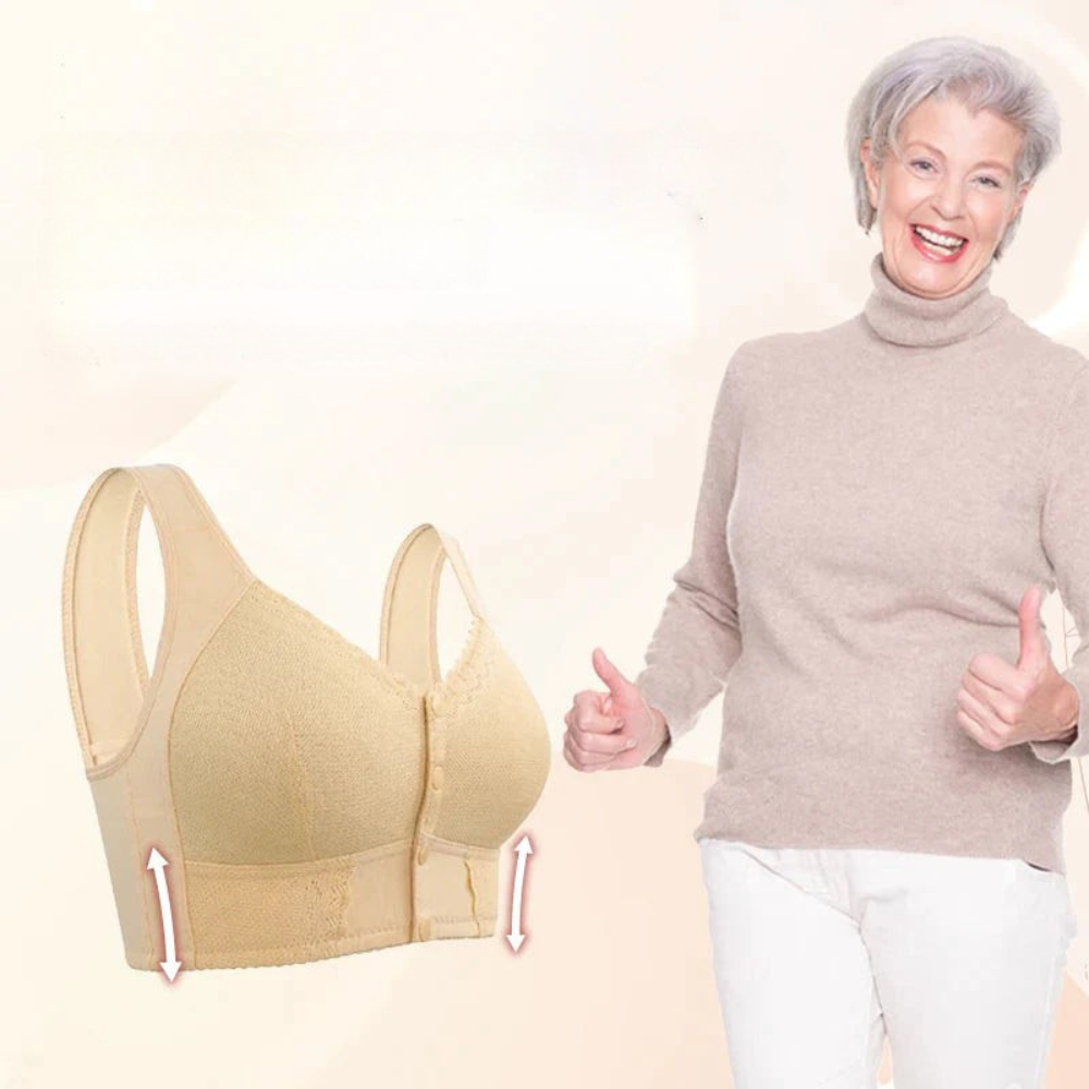 ComfortLift Front Closure Cotton Bra for Effortless Wear