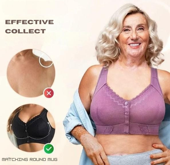 ComfortLift Front Closure Cotton Bra for Effortless Wear