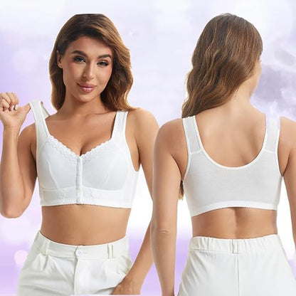 ComfortLift Front Closure Cotton Bra for Effortless Wear